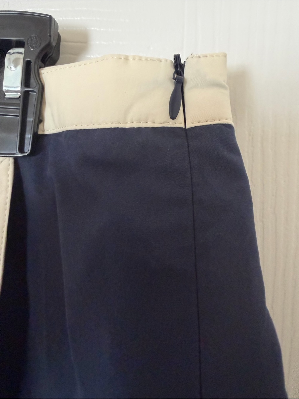 Cotton Contrast Trim Two Piece Skirt Set - Picture 6 of 8